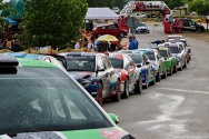 Rallye Český Krumlov: Přeskupení na Lipně